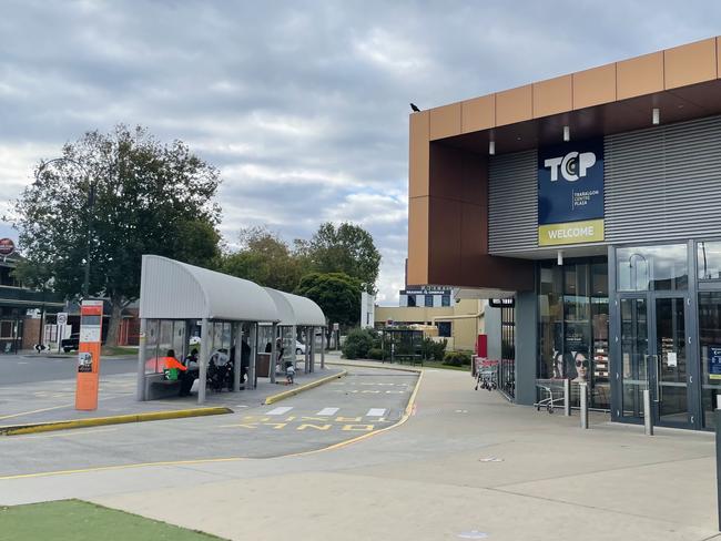 Posts on social media suggest the alleged attack took place near the Coles supermarket inside the Traralgon Centre Plaza. Picture: Jack Colantuono