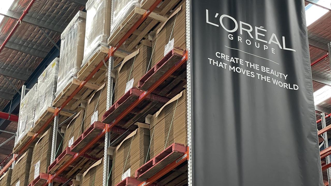 L’Oréal Groupe Queensland Distribution Centre in Redbank, Ipswich. Picture: Grace Koo