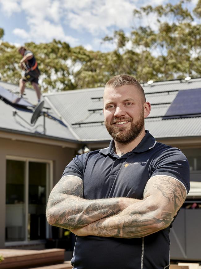 Matthew Summerville said the only tricky thing about solar on apartments is “unmotivated owners,” he said.