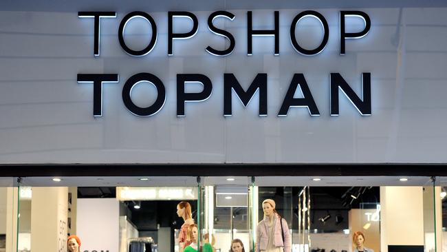 Myer’s link-up with Britain’s Topshop was not, in hindsight, a top deal. Picture: AAP Image/Joel Carrett