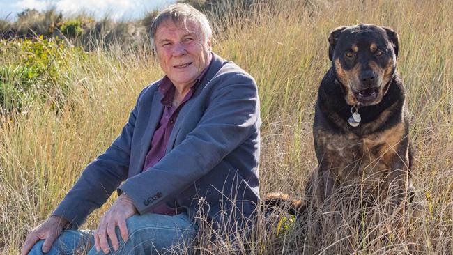 Charles Wooley and his dog Dusty. Pic: Supplied.