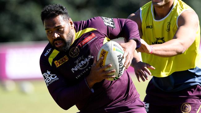 Thaiday is the last active player from Brisbane’s most recent title. Photo by Bradley Kanaris/Getty Images.