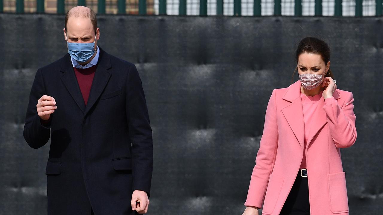 Prince William and the Duchess of Cambridge visiting School 21 in Stratford on March 11. Picture: Justin Tallis/WPA/Getty Images