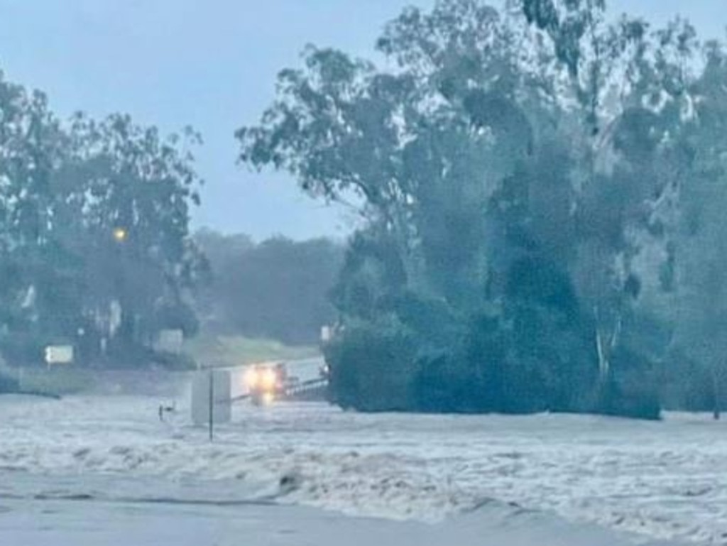 Parts of Queensland have been hit with wild weather. Source: Twitter/@GregBray1