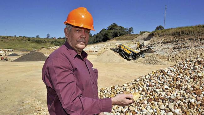 QUARRY SUSPENDS OPERATIONS: The NSW Department of Planning and Environment has confirmed that Champions Quarry owned by Jeff Champion, has informed them they will be suspending operations at the Wyrallah Road, Tucki, worksite. Picture: Cathy Adams