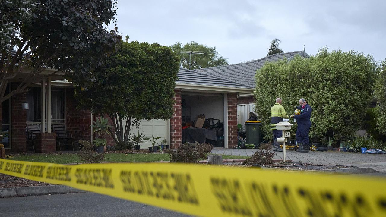 Emergency services called to a house fire in Aldinga Beach, Friday, Oct. 20, 2023. Picture: Matt Loxton