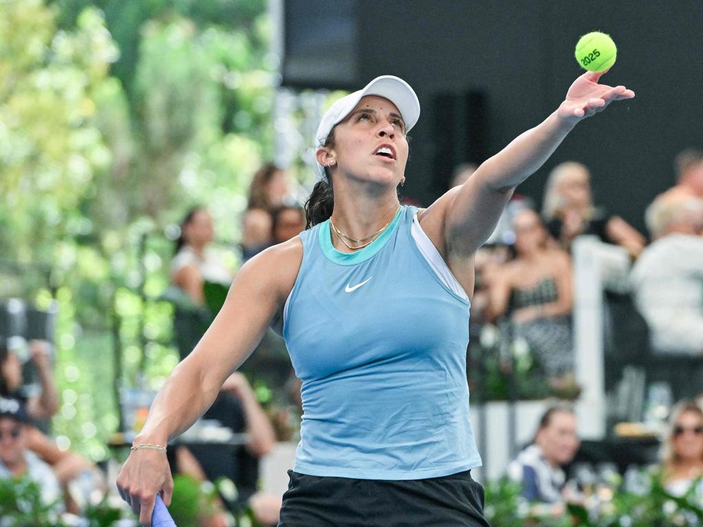 Madison Keys has cruised into the Adelaide International final with a win over Liudmila Samsonova. Picture: AFP