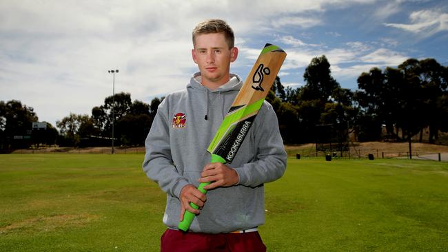 Patrick Page pictured in 2014 as a 16-year-old for Tea Tree Gully. Picture: Dylan Coker