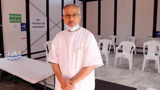 Dr Jamal Rifi is opening a pop-up vaccine clinic next week. Picture: Tim Hunter.