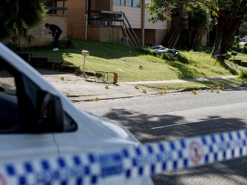 A 65-year-old woman was killed in a drive-by shooting in Sydney’s southwest. Picture: NewsWire / Nikki Short