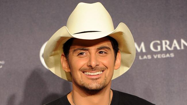 American country singer Brad Paisley decided not to shy away from Westboro Baptist Church members when they picketed his concert. Picture: Getty Images