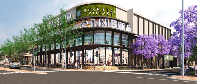 An artist impression of the new Burnside Village Shopping Centre. Picture: Burnside Village