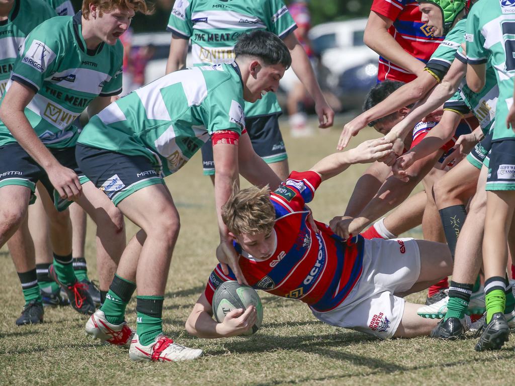 GCDRU Juniors round 13 Bond Pirates v PBC Alleygators U-16 . Picture: Glenn Campbell