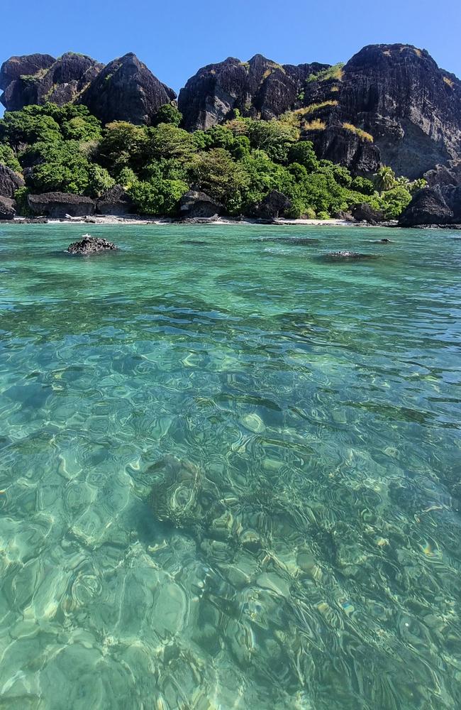 The crystal clear waters in Fiji are to die for. Picture: news.com.au / Jasmine Kazlauskas