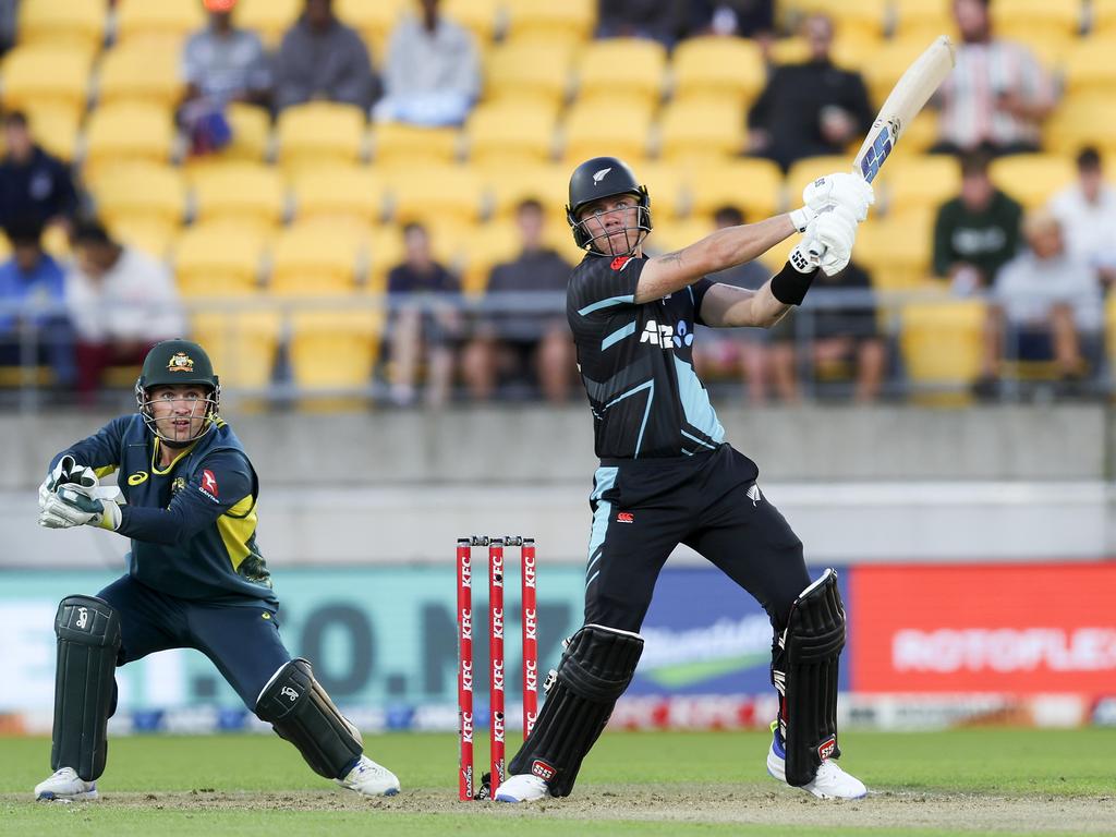 Finn Allen is a big signing for the Scorchers. Photo: Hagen Hopkins/Getty Images