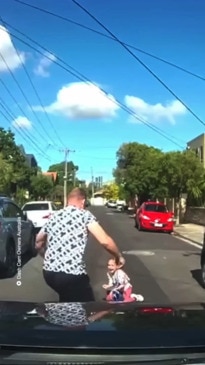 Melbourne driver hits young child