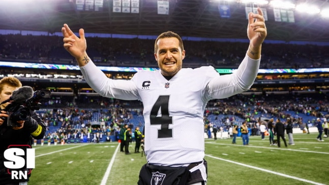 Derek Carr's aggressive play a boost for unbeaten Raiders, Taiwan News