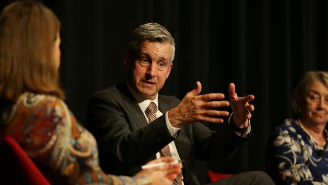 AustralianSuper chief executive Paul Schroder at the ASIC annual forum in Sydney. Picture: Britta Campion