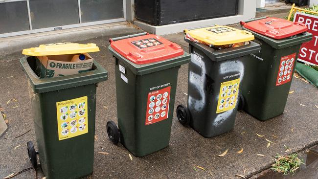 Yellow recycling bins will still be collected weekly. Picture: NCA NewsWire/ Brendan Read