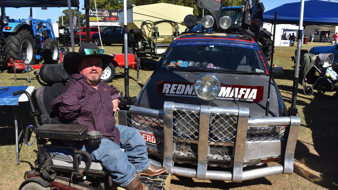 Organiser of the U Beaut Ute competition with his ute. Picture: Chloe Cufflin.