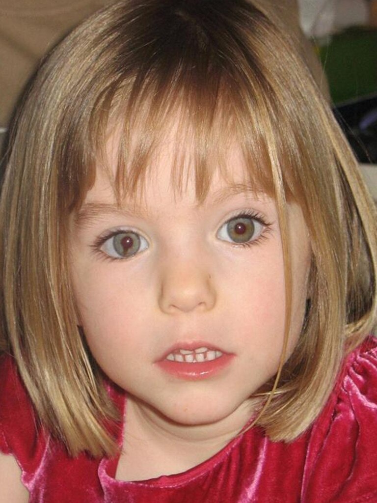 Madeleine McCann. Picture: AP