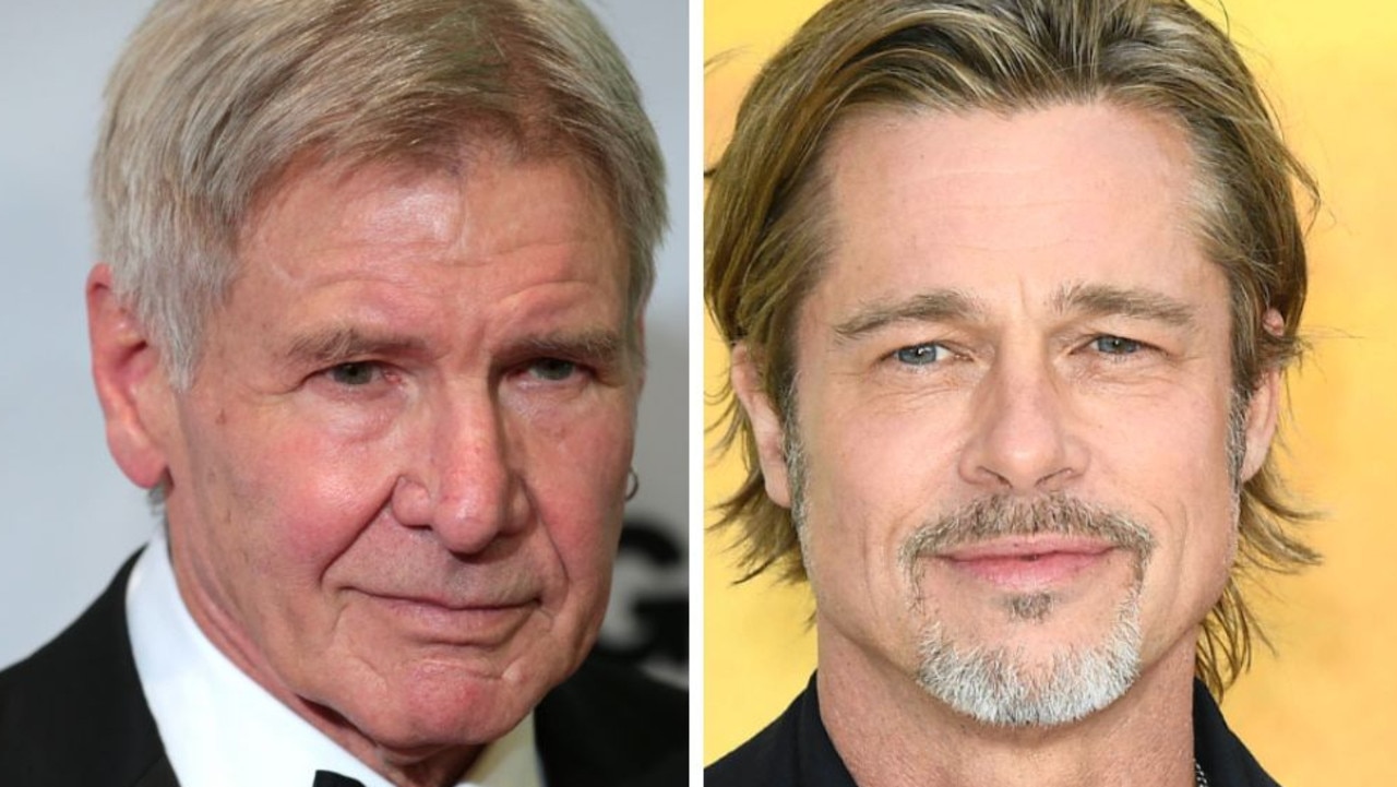 Harrison Ford has opened up about his on set clash with Brad Pitt.