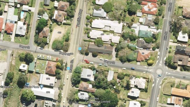 Goodwin performed a U-turn to avoid a random breath test on Pacific Highway (Mann St), at North Gosford, before pulling into Dwyer St near her restaurant and cooking school Julie Place.