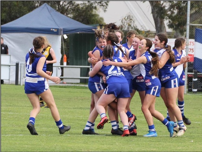 Port Noarlunga girls record club’s first ever undefeated season