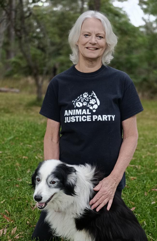 Animal Justice Party candidate Sheila Millgate