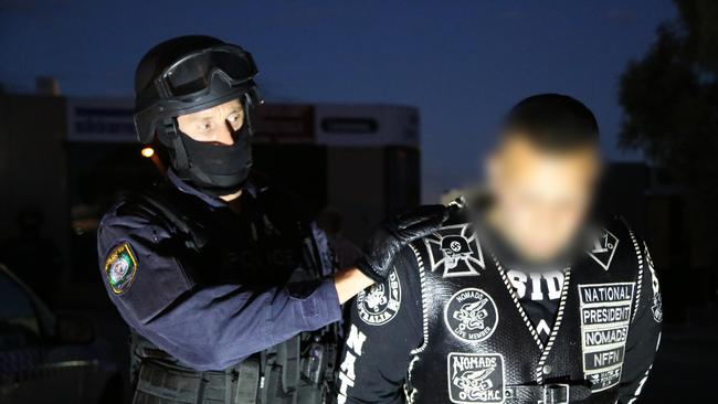 The Nomads on the south coast have also become the target of NSW Police Criminal Group Squad eradication technique. Picture: Supplied