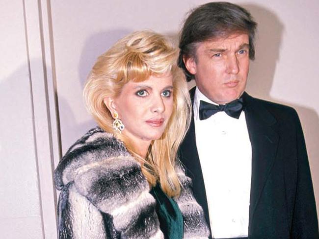 Better times ... Ivana calls herself a self-proclaimed conservative. Picture: Getty.