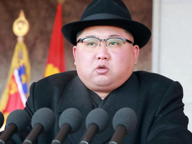 NKim Jong-un and his regime are ‘playing the West’. Picture: KCNA/Korea News Service/AP