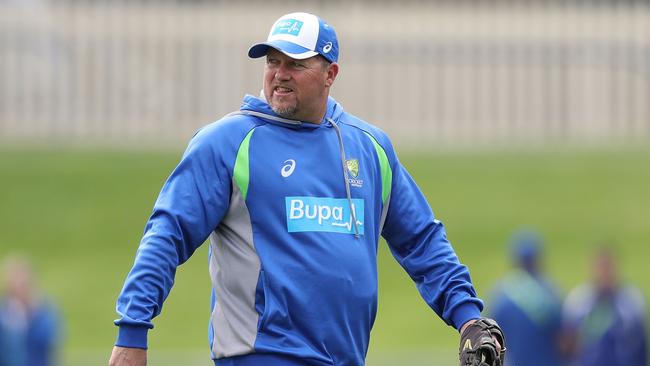 Bowling coach David Saker revealed details of the dressing down. Picture: Getty