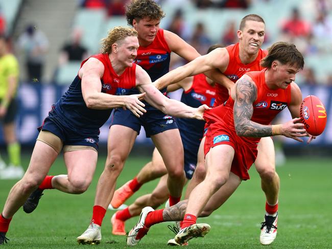 The Suns star is finding more of the ball in the middle. Picture: Getty Images
