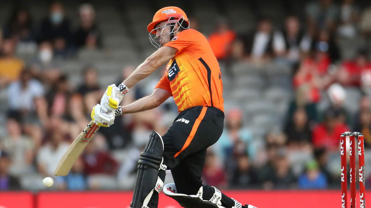 Marsh has been smashing it for the Scorchers. Picture: Morgan Hancock/Getty Images