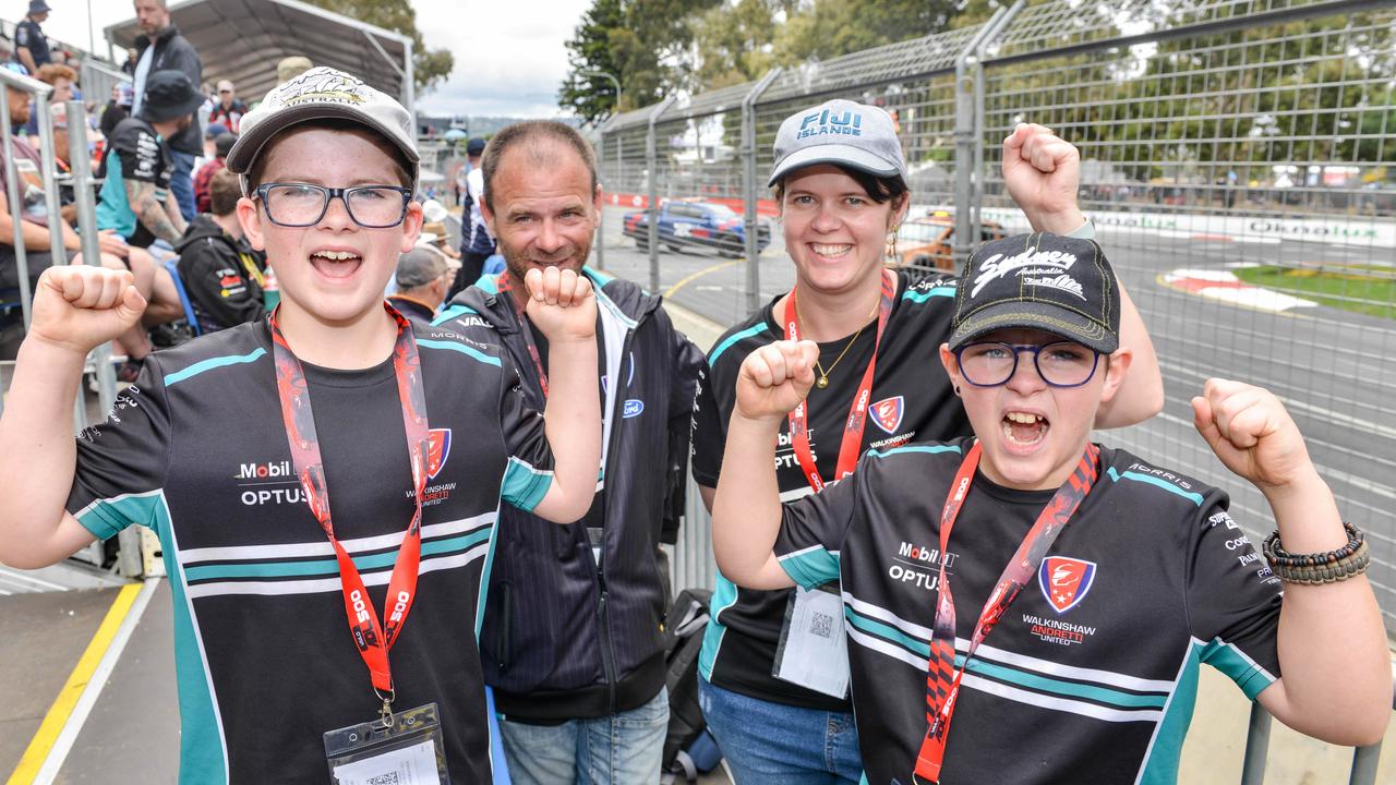 Fans at the Vailo Adelaide 500. Picture: Brenton Edwardss