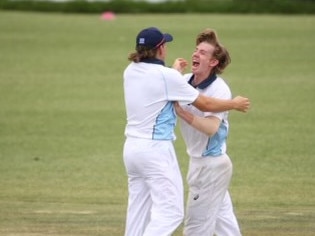 Tully Foot (right) was Bentleigh’s match-winner on Saturday.