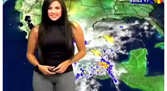 Mexican weather presenter