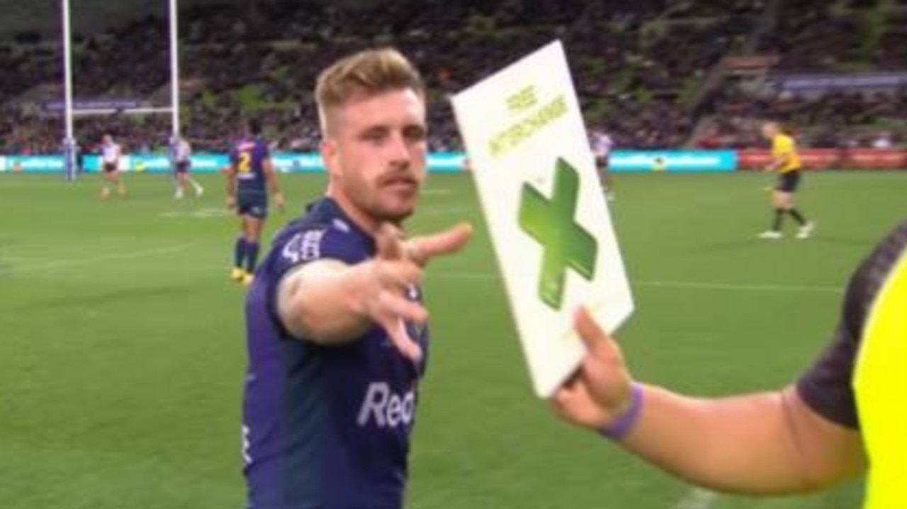 NRL 2021 Cameron Munster, Melbourne Storm, free interchange, Victor Radley high shot, HIA, concussions