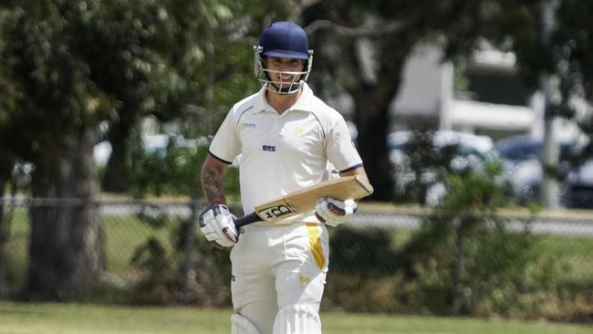 Narre South captain Kyle Hardy is one of the match winner’s Brooks is talking about. Picture: Valeriu Campan