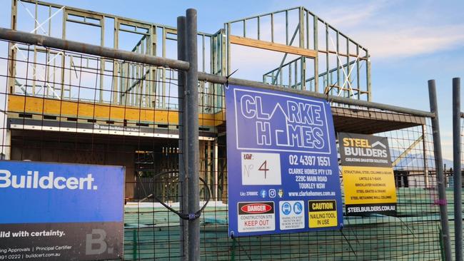 NSW builder Clarke Homes has been placed in administration following a meeting withcreditors held on Wednesday. Picture: Facebook