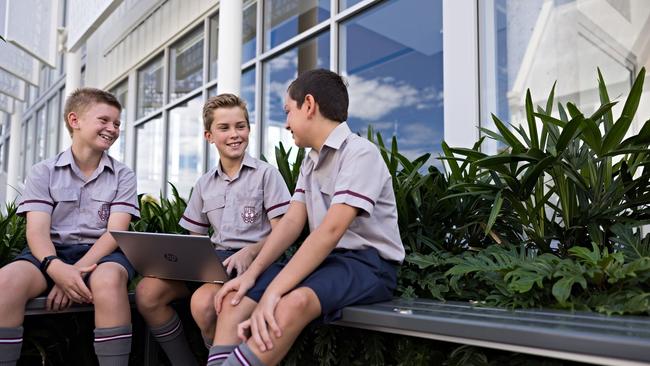 Students at Ipswich Grammar School