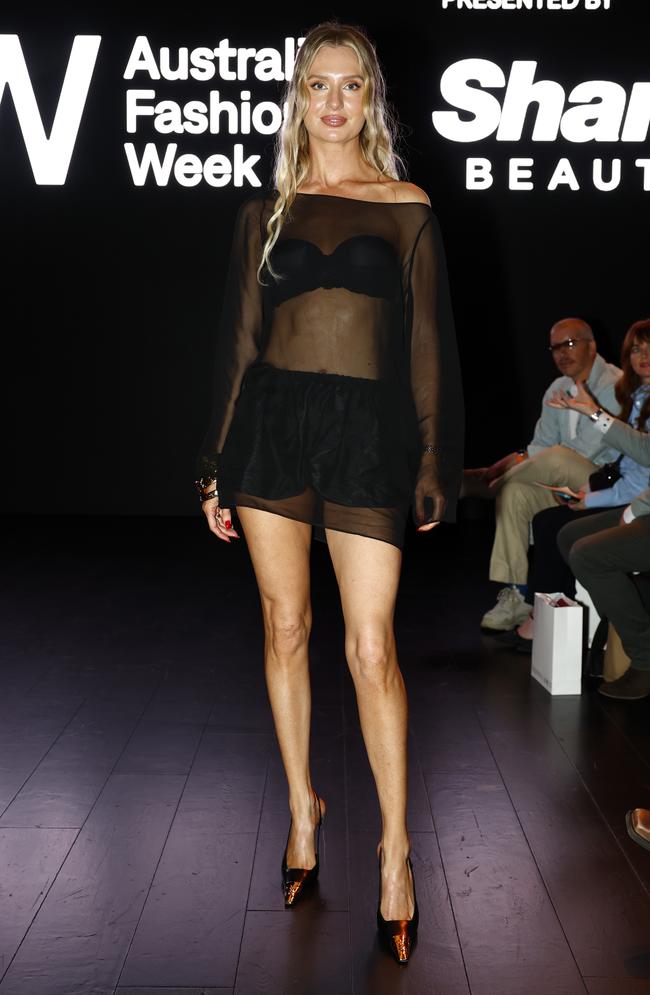 Entrepreneur Bernadette Sukkar at the BEARE PARK show during Australian Fashion Week 2025 at Carriageworks in Everleigh. Picture: Jonathan Ng