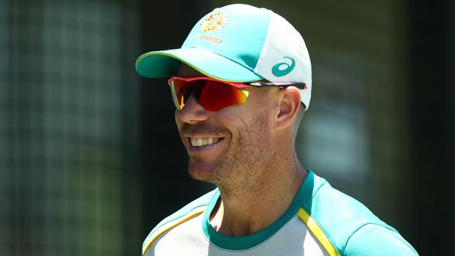 David Warner will have an unofficial leadership role when Australia takes on England in the first Test. Picture: Getty Images