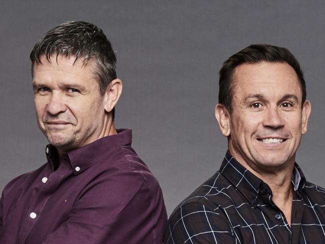 ***EMBARGOED FOR SUN TV GUIDE MAR 08 2020***Matt Nable and Matty Johns star on Fox League in 2020. Picture: Supplied/Foxtel