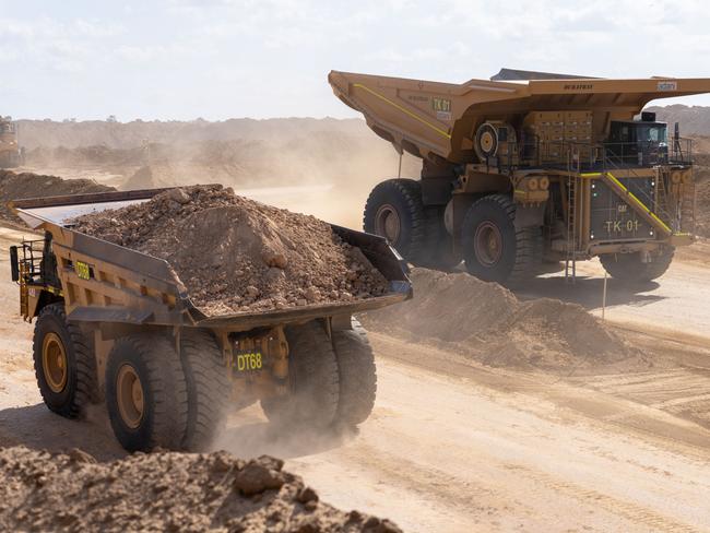 Adani's (Bravus) central Queensland mine northwest of Clermont.