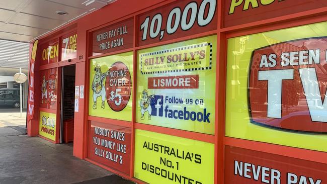 Silly Solly's discount store on Keen Street in Lismore. Picture: Liana Boss