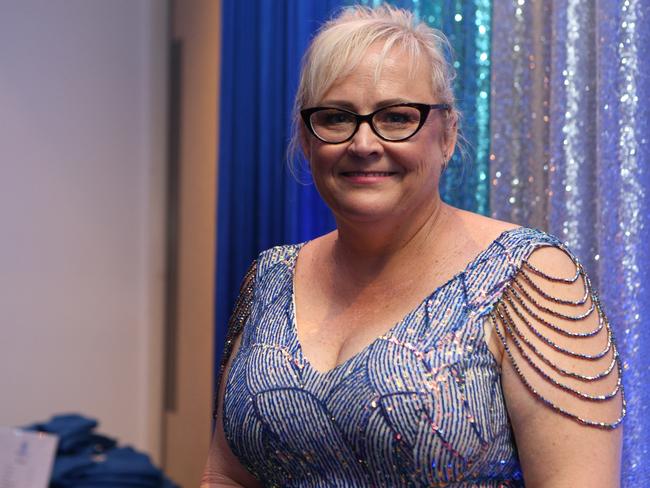 Nicola Baker, founder of Moyamoya Australia, at the annual Aussie Locums Blue Tie Gala Ball  – a fundraiser for Moyamoya Australia. Picture: Sandhya Ram