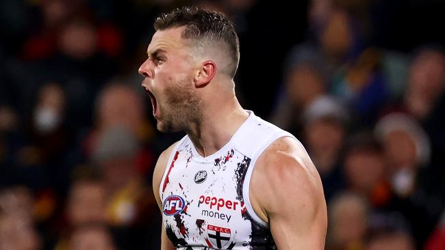 Brad Crouch is having a career-best season. Picture: James Elsby/AFL Photos via Getty Images