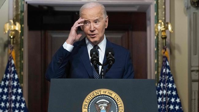 A lack of enthusiasm among Democrats is probably why Joe Biden trails Donald Trump in six of seven battlegrounds in The Wall Street Journal poll. Picture: AFP